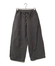 nest Robe          Cotton Linen Cropped Wide Pants gray 01203-1009