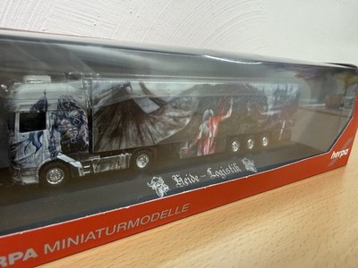 Herpa LKW Modell DAF XF KüKoSZg HEIDE Logistik Drachentöter Nr: 122061 in OVP