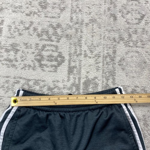 Adidas Pants Youth Kids 3-Stripes Gray Active Casual Joggers Size Large 14/16 - Picture 4 of 7