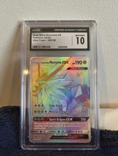 Gem Mint 10 Dusk Mane Necrozma GX 163/156