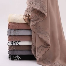 Muslim Women Long Chiffon Soft Scarf Turban Shawl Headscarf Wrap Cover Head New