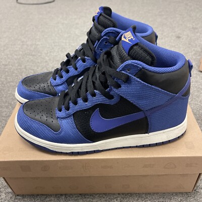 nike dunk high black wicked purple