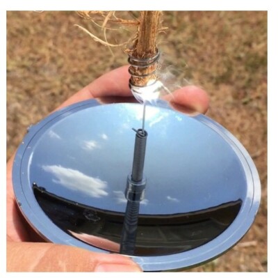 + SOLAR FEUERZEUG SURVIVAL KIT CAMPING STAHL FEUER FEUER STEIN FEUERZEUG