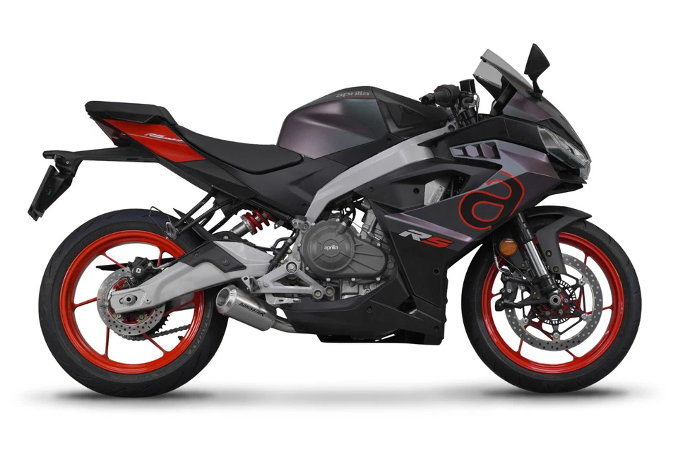 Se adapta a Aprilia RS 457 2024 Sistema de escape completo Colector GPS DOMINATOR Foto 3 de 4