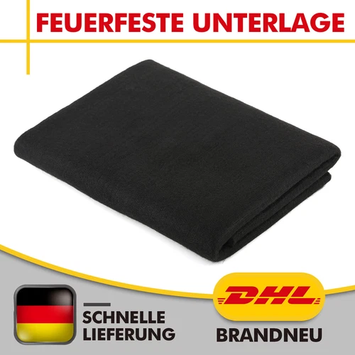 Feuerfeste Unterlage 50cm x 50cm hitzebeständige Matte Feuerfester Stoff