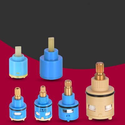 Faucet Shower Flow Diverter Valve Cartridge Ceramic Disc Multiple