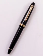 Sailor Fountain Pen 1911 Profit 21K Black 21K Gold Nib H-F Mint NOS