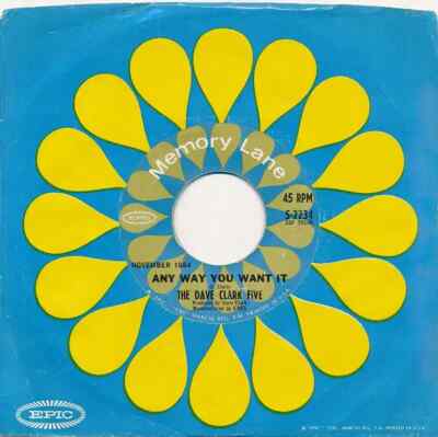 The Dave Clark Five Any Way You Want It / Cant You See That Shes Mine Epic