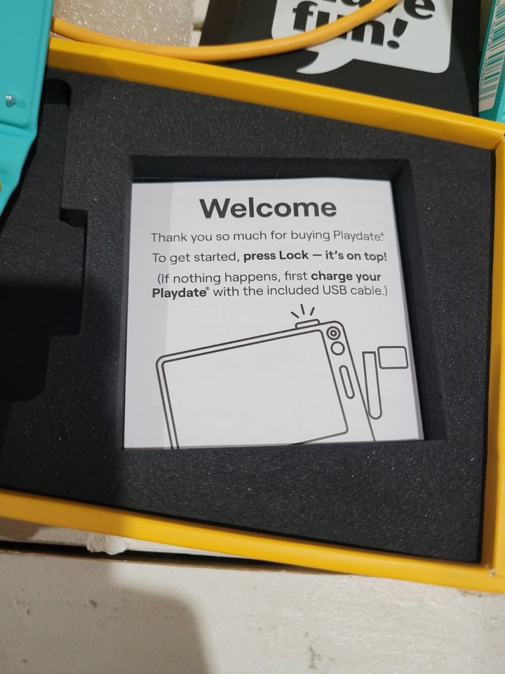 Playdate Console Adult Owned Gently Used Cover Included