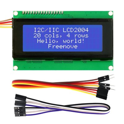 I2C IIC LCD 2004 Module TWI Serial 20x4 Display Compatible with Arduino Raspb...