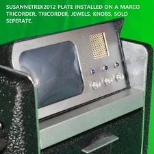 Star Trek, Marco 1/16" Tricorder Face-Plate, All Small Jewel Hole Type