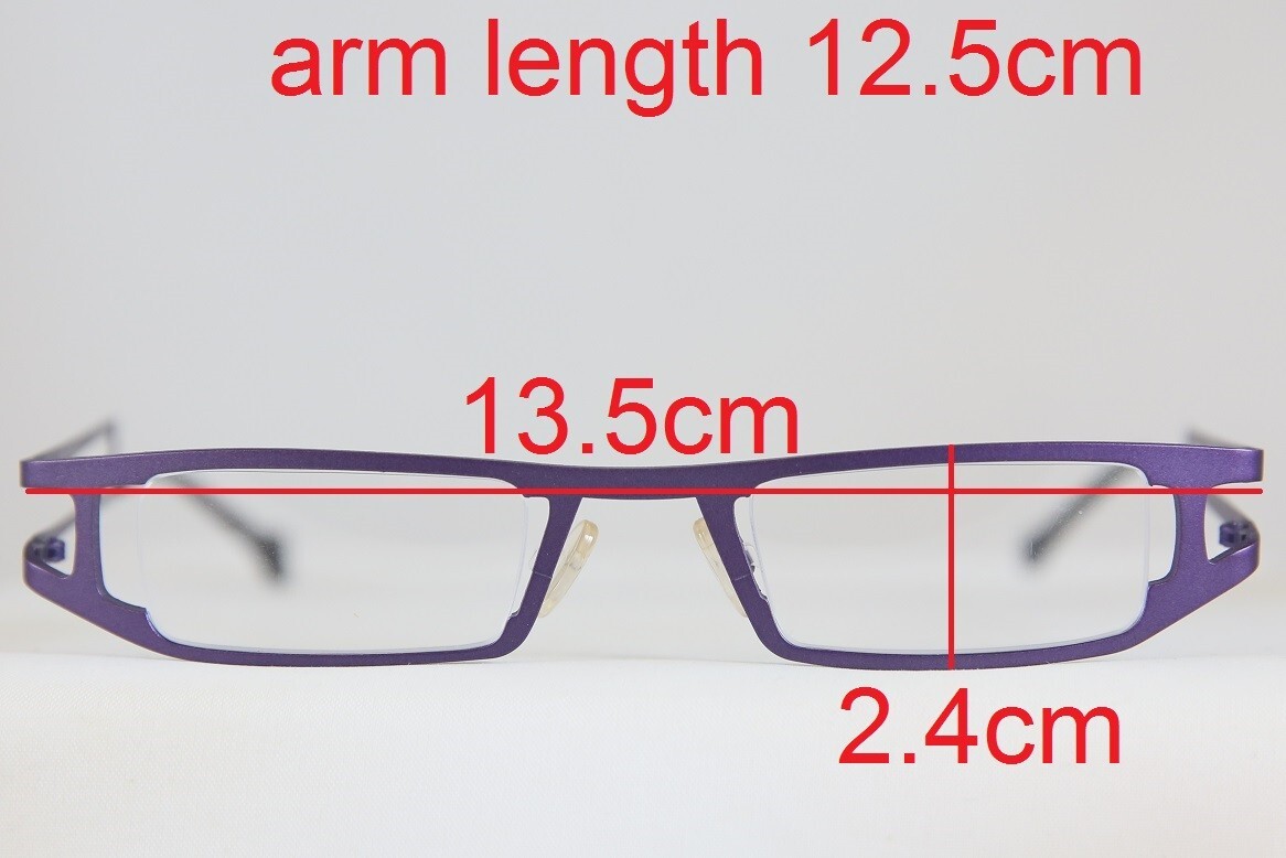 NEW VINTAGE THEO EYE-WITNESS KI PURE TITANIUM EYEGLASSES MADE IN