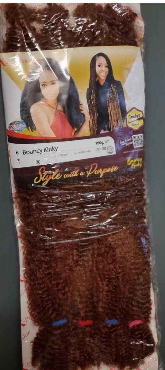 X-pression Bouncy Kinky Afro Twist Curly Afro Braiding Hair | eBay UK