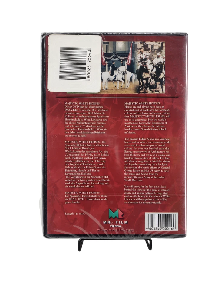Majestic White Horses DVD The Spanish Riding School of Viennl 2005 Brand New Foto 2 de 2