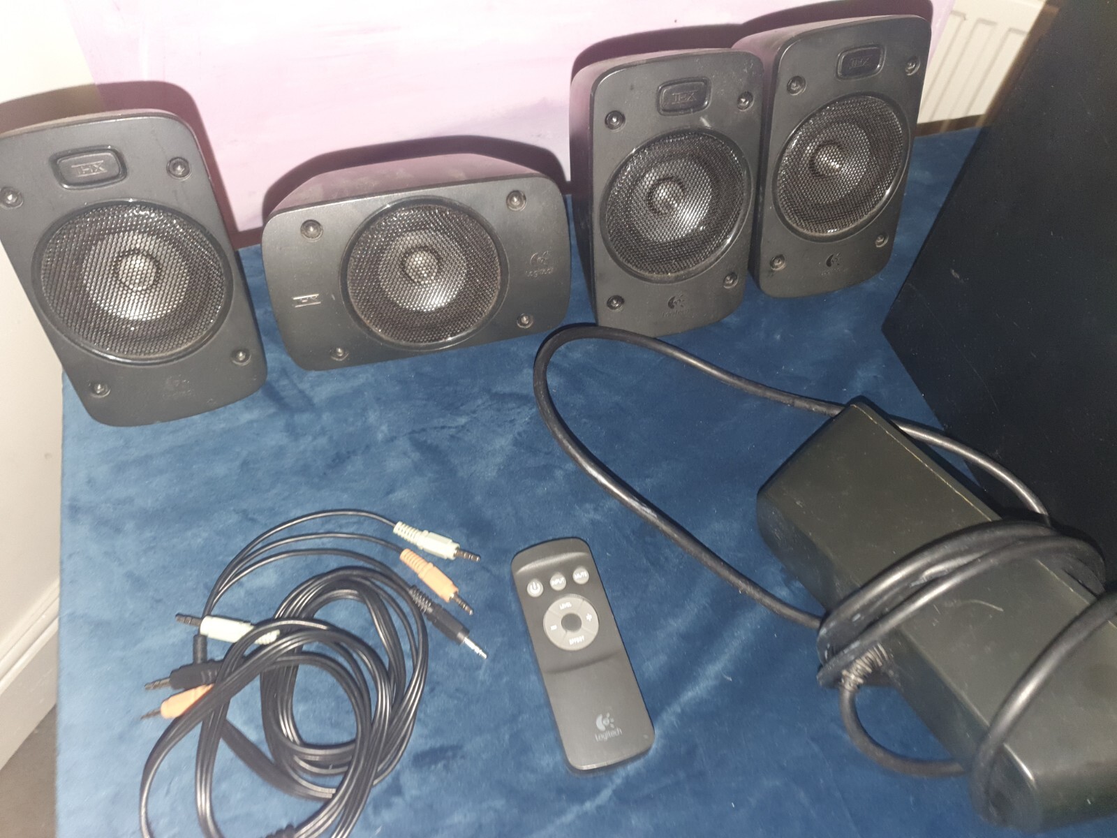 Logitech Surround Sound Speakers Z906 (Read Description) 88022219778 eBay