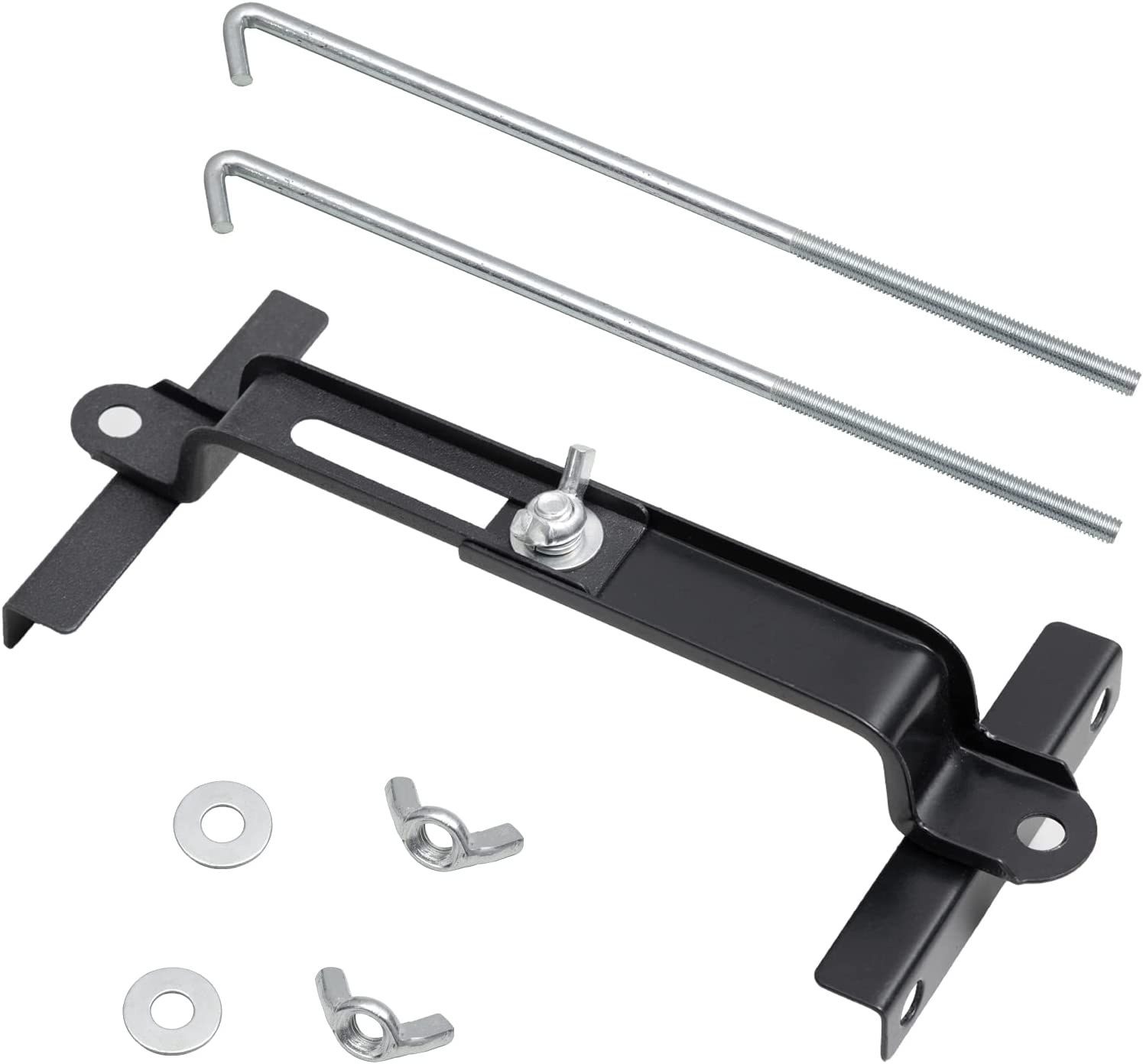 Aoerzn Premium Adjustable Battery Hold Down, Universal Adjustable Battery Crossb