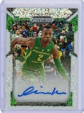 2019 Panini Prizm Draft Picks White Sparkle AUTO Louis King Rookie Card RC #102