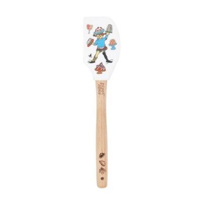 Pippi Longstocking Baking Spatula White M 27 cm