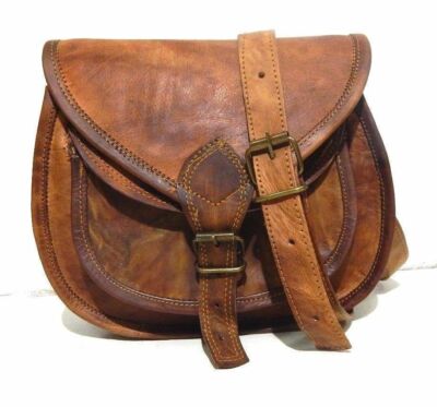 Genuine Leather Saddle Bag Gift for Girls Women Satchel Shoulder New Bag  Purse