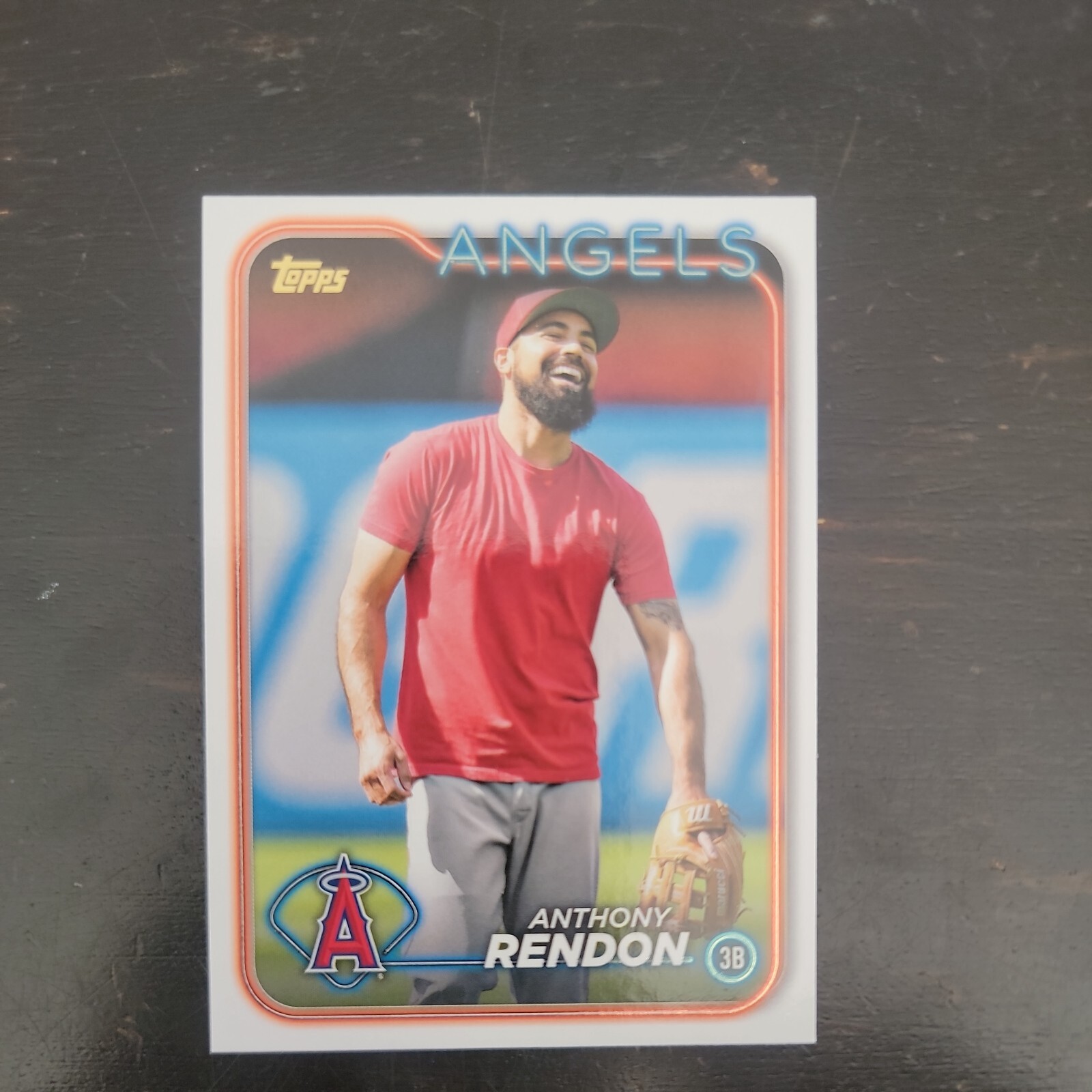 2024 TOPPS SERIES 2 - Anthony Rendon #454 - Golden Mirror Variation SP - Angels