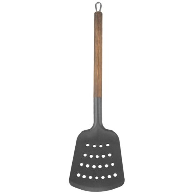 ORION Schlitzwender / Küchenwender / Pfannenwender WOODEN thermoplastisch mit Au