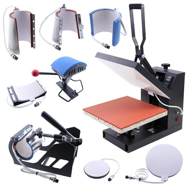 Plancha Transfer Combo 8 En 1 Pt8-3838 - Grupo K-2