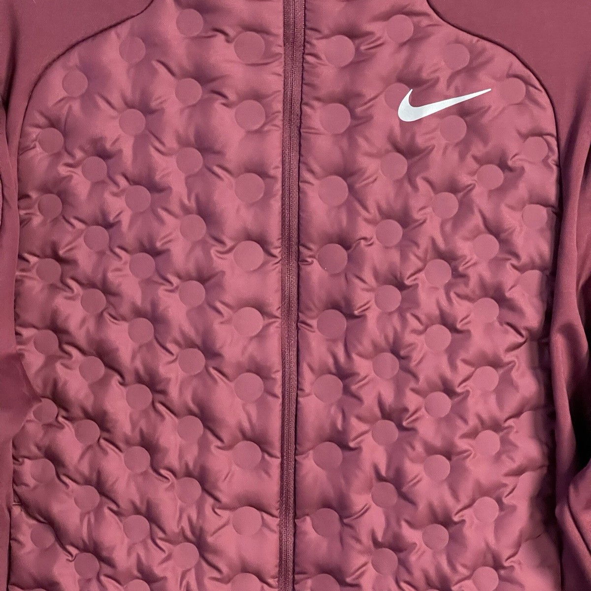 Nike Aeroloft Running Jacket Women's Sz M Maroon Lightweight
