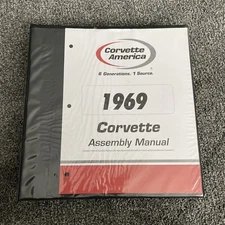 1969 Corvette America Assembly Instruction Manual Standard 3-Ring Binder