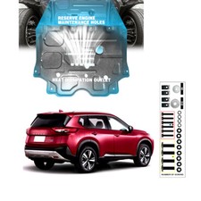 For Nissan Rogue 2022-2026 Under Engine Splash Guards Front Engine Mud Flaps