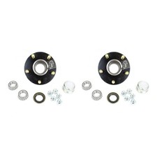 2-PACK Trailer Idler Hub Kit 5 on 4.5" for 2,000 lbs Axle