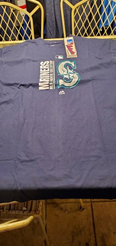 Seattle Mariners MLB Team Apparel Authentic Collection Shirt by Majestic XL