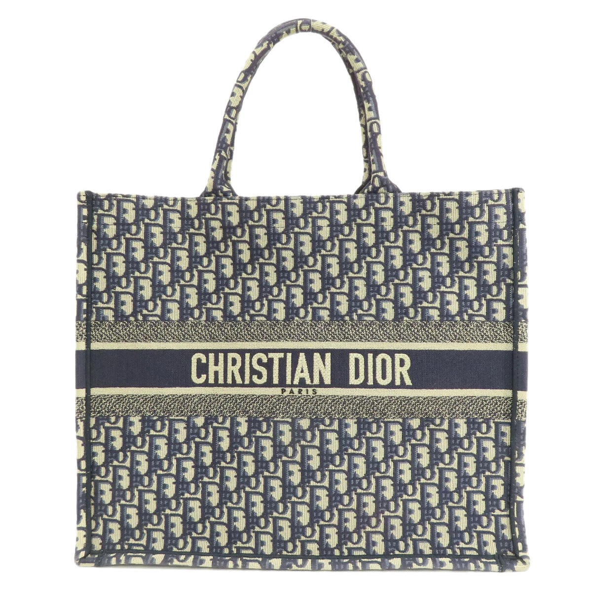 CHRISTIAN DIOR sac fourre tout livre fourre tout grande toile