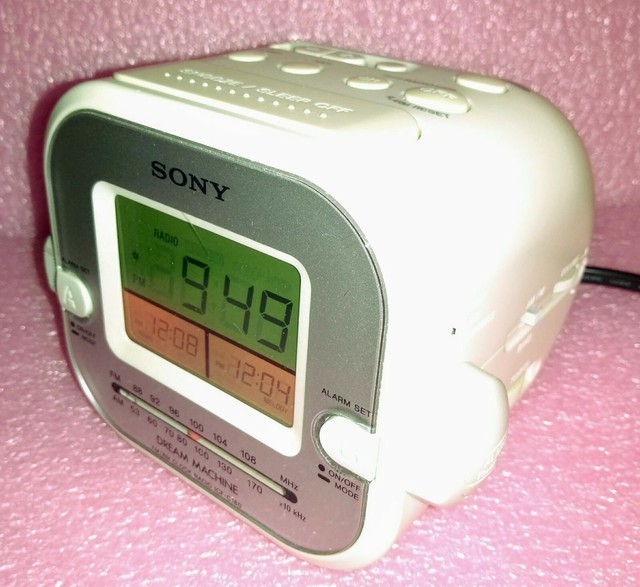 Sony Dream Machine dual alarm clock radio AM/FM ICFC180 excellent working cond eBay