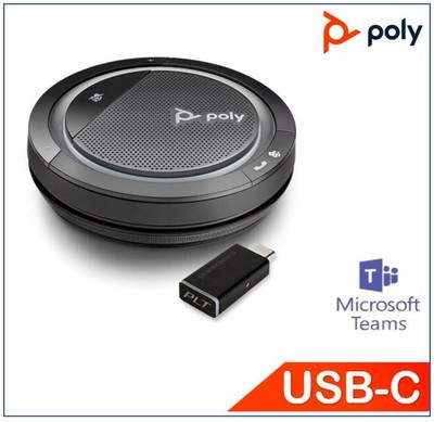 Plantronics/Poly Calisto 5300-M with USB-C BT600 dongle, Bluetooth Speakerphone