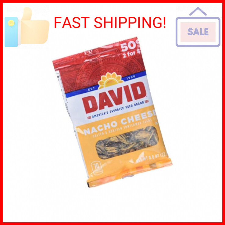David Seed Sunflower Seeds, Nacho Cheese, 0.8 Ounce, 36 count eBay