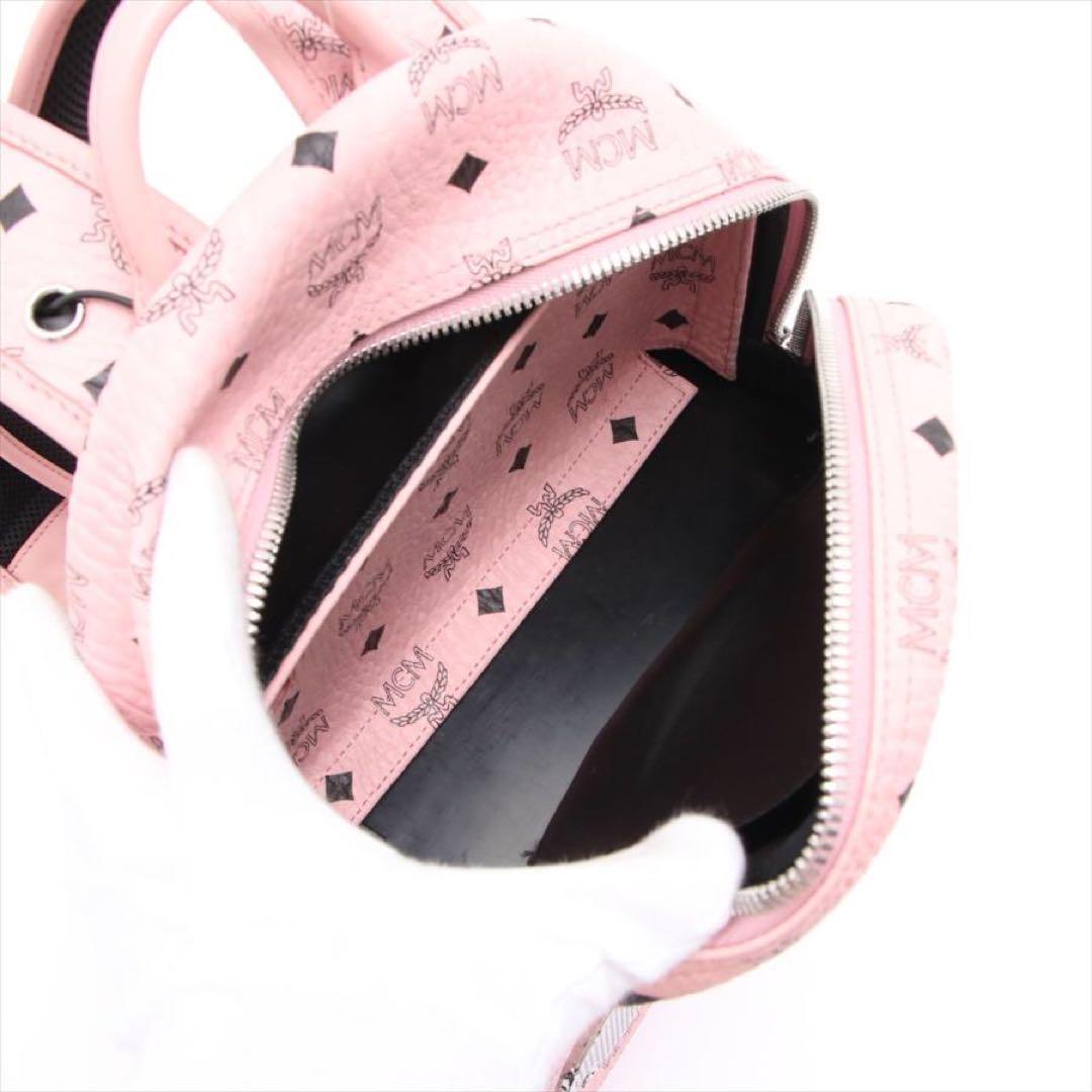 MCM Backpack Built-in Speaker Nappa Leather Powder Pink 25cm MCM Backpack Built-in Speaker Nappa Leather Powder Pink 25cm