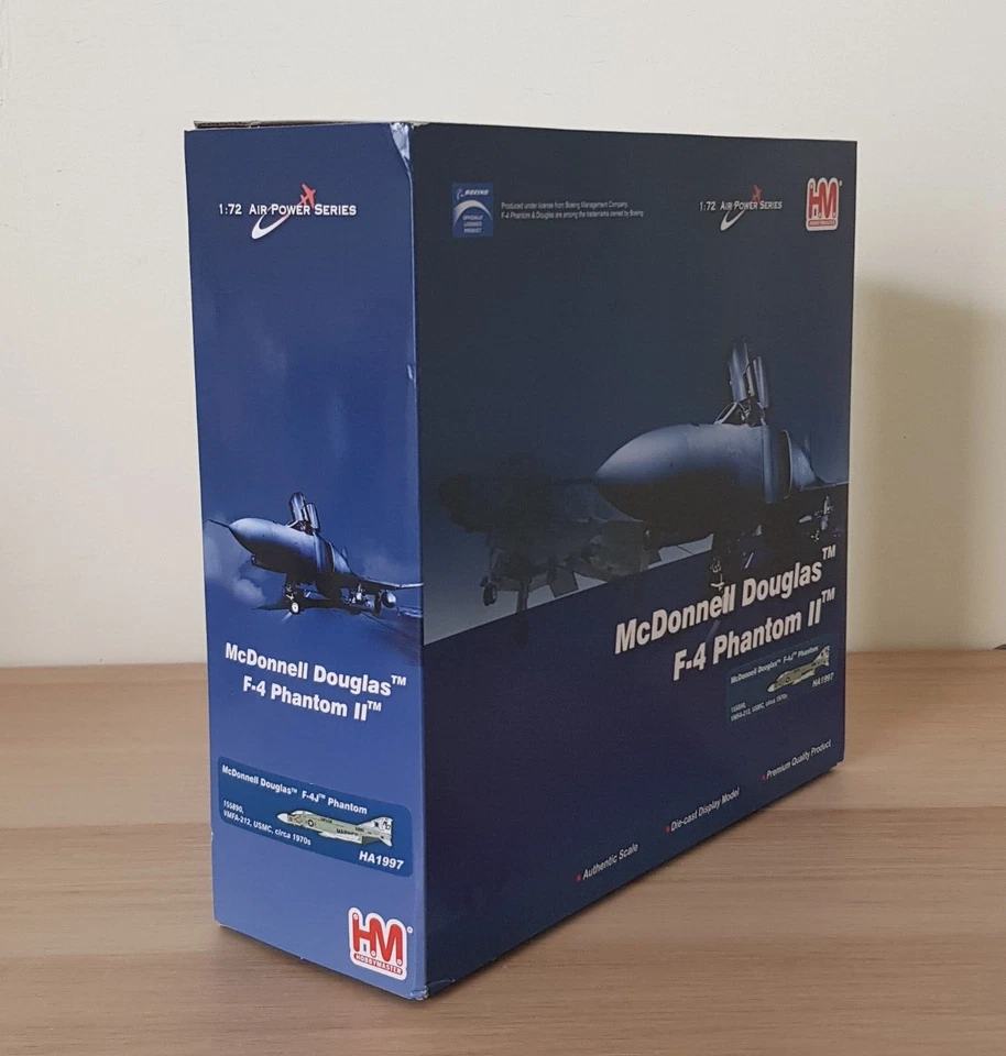 Hobby Master 1/72 HA1997 F-4J Phantom II, USMC VMFA-212 Lancers, WD10 - Image 3 of 4