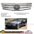 SL500 SL600 SL320 SL Grille Style Silver  with OEM Star 1990-2002 R129