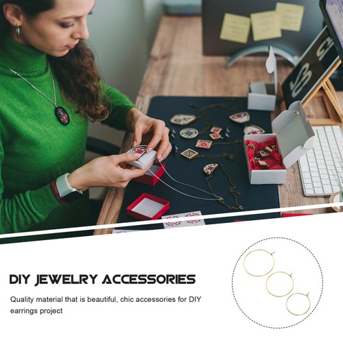 Kit de 180 piezas accesorios para pendientes dijes para hacer joyas pendientes - Imagen 4 de 12