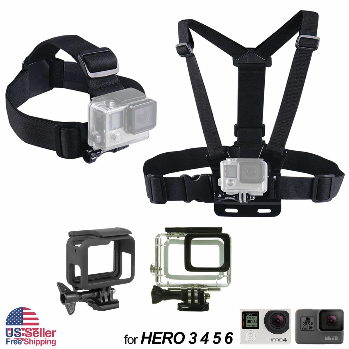 GO PRO HERO 3 + ACCESSOIRES (Gebraucht) in VESENAZ für CHF 150 - mit Lieferung auf kaufen
