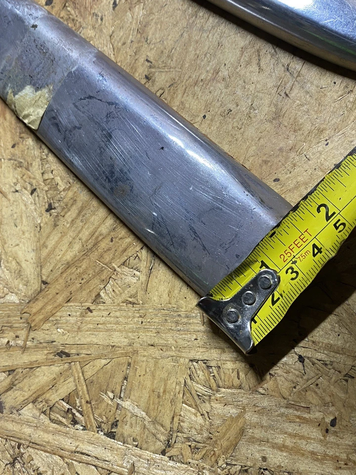 Chevrolet Buick Pontiac 1950 Extensión Moldura Lanzas Borde Cromado Foto 3 de 4