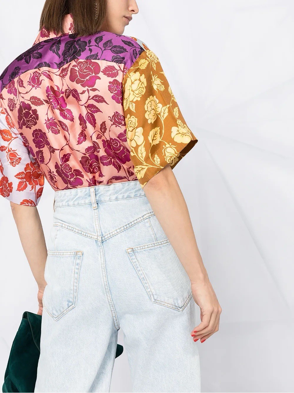 Zimmermann Lovestruck Spliced Shirt Size 1 / AU 10 / US 6 100% Silk Button