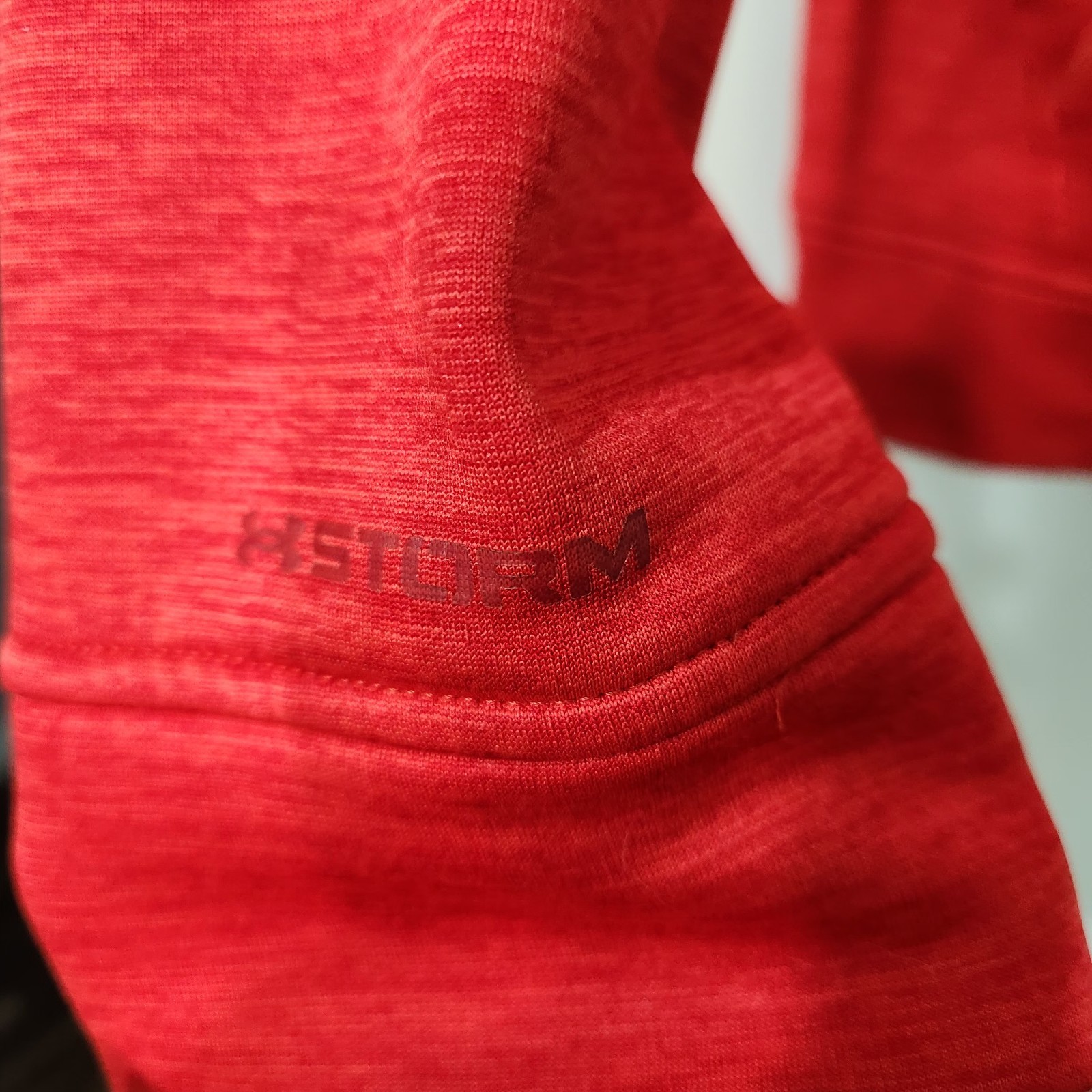 Under Armour - Unisex Cold Gear Storm Pullover Hoodie Red/Black Sz M NWOT image 5