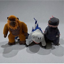 Godzilla X Kong The New Empire Plush 3 Lot Shimo Kong Godzilla 2024 Toy Factory