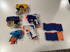  5 Nerf Gun Pistol Lot with Darts