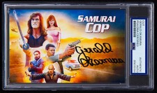 Gerald Okamura Signed Photo (PSA) Samurai Cop Martial Artist Actor Stunt Man Gerald Okamura Signed Photo (PSA) Samurai Cop Martial Artist Actor Stunt Man