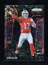 2025 Panini Prizm Fireworks No Huddle Prizm Josh Allen #23 0u7t