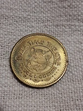 1982 PizzaTime Theatre Chuck E Cheese TOKEN COIN Over 40 Years Old !!!