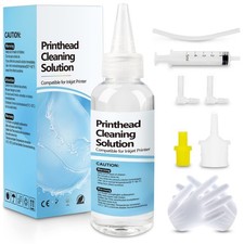 Printhead Cleaning Kit Work for Epson HP Canon Inkjet Printer Head Cleaning, ...