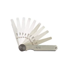 STARRETT 173MAT Tapered Feeler Gauge Set,Dim Type Metric 5UAC6